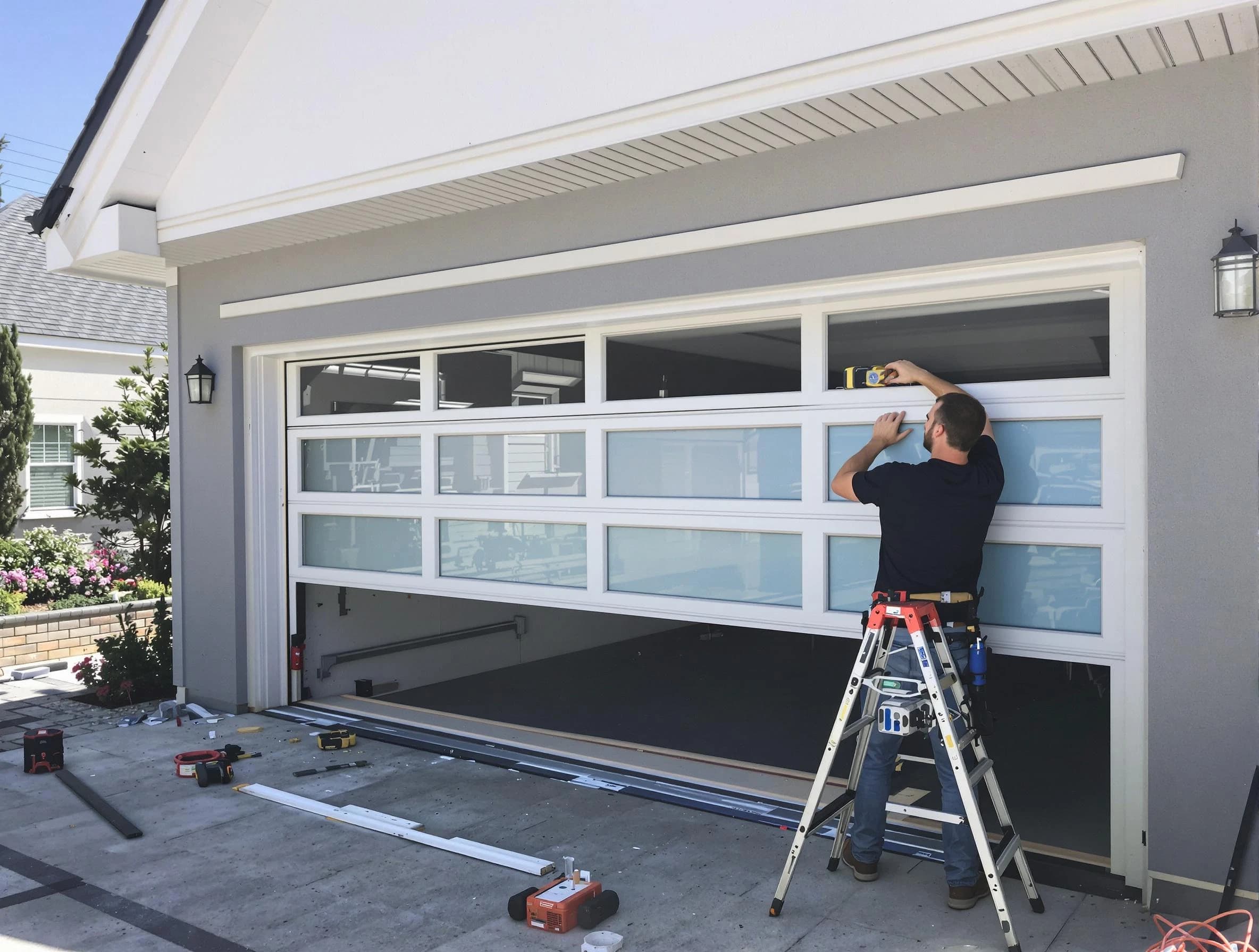Fultondale Garage Door Repair team performing garage door replacement in Fultondale