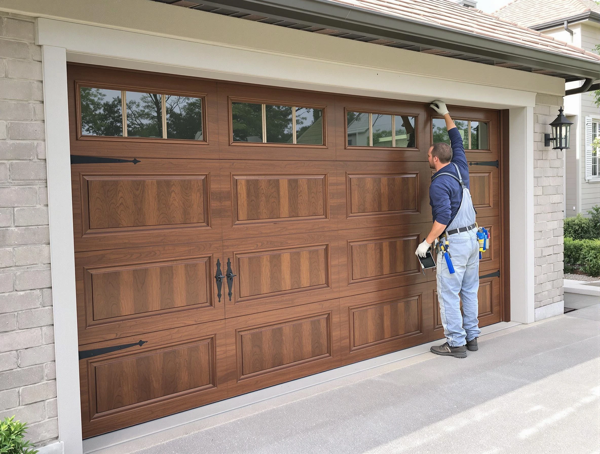 Custom garage door showcase by Fultondale Garage Door Repair in Fultondale